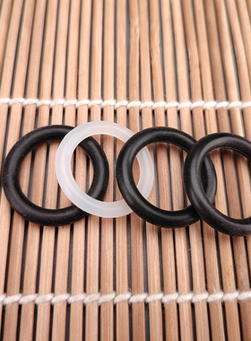 环保黑色硅胶密封圈o型橡胶圈高温油封垫片水龙头防水垫圈M3.5M11