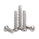 汉固威镀镍PB碳钢十字圆头小螺钉M1M2M3M4M5盘头螺钉平尾自攻螺丝