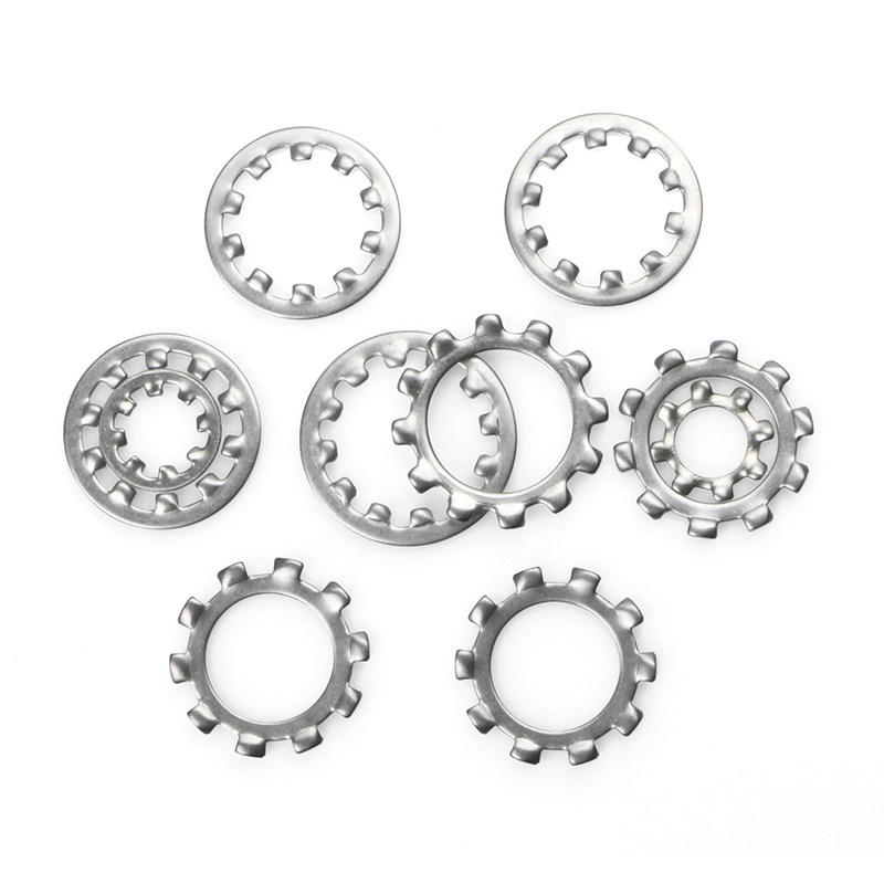 304不锈钢锁紧垫圈内齿外齿防滑止动防松垫片m3m4m5m6m8m9m10m20