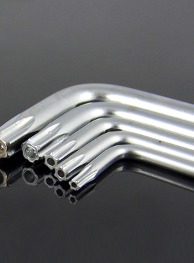 防盗梅花螺丝扳手星形六角L型双头带孔T6T7T10T15T20T27T40T45T50