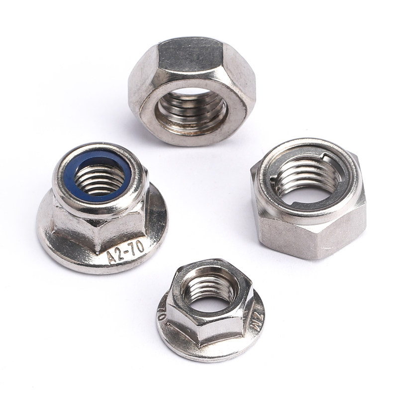 304不锈钢六角螺母/黑色螺母/蝶形盖形螺帽/尼龙法兰锁紧螺母大全