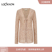 花纱系带开衫 swaying 新款 LOOKNOW2026春季