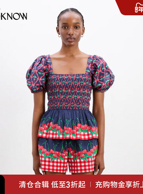 DAMSON MADDER设计师品牌LOOKNOW2025年夏季新款樱桃派衬衫