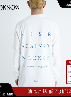 ATTEMPT设计师品牌LOOKNOW24早秋新款诗歌长袖T恤