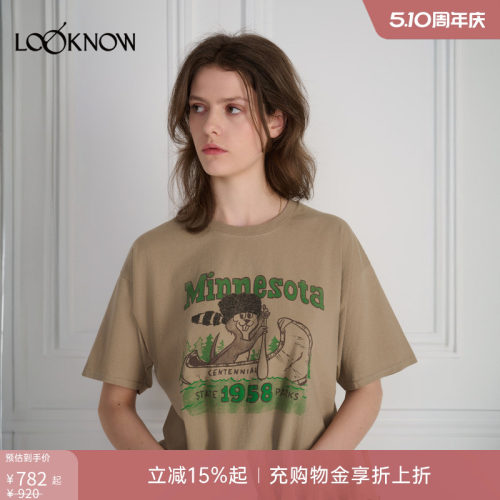 wild donkey x LOOKNOW设计师品牌2026年春夏新品BBQ贝蒂T恤