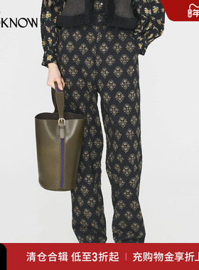 ANTIK BATIK设计师品牌LOOKNOW2025年秋季新款黑色裤子