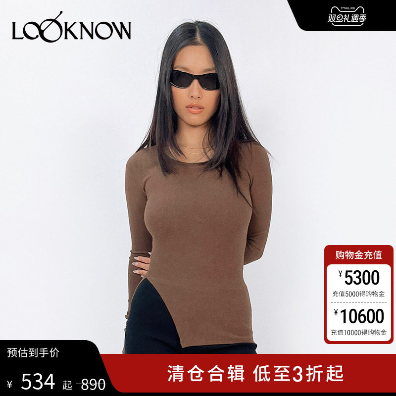 madeinnormal修身开衩针织上衣