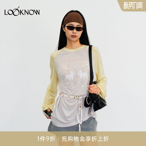 madeinormal X LOOKNOW设计师品牌26春夏新品甜梦独角兽长袖T恤