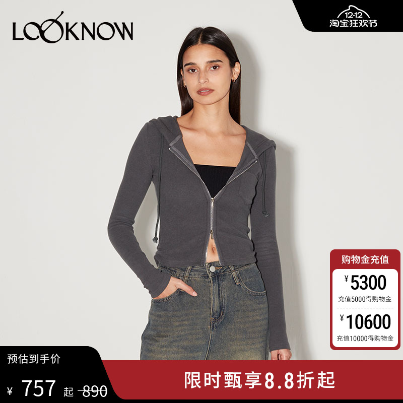 madeinnormal辣妹风针织长袖开衫