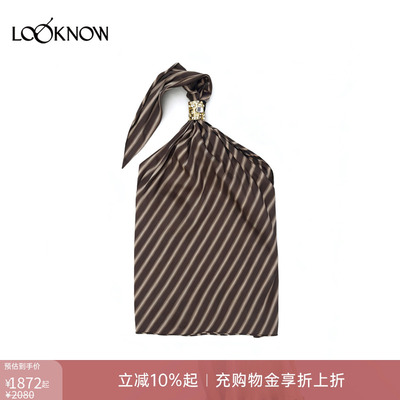 jacques wei x LOOKNOW设计师品牌2026年春夏新品条纹挂脖背心