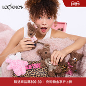 明星同款 LOOKNOW复古派对系列潦草小狗挂件礼物2025新品 SFSG