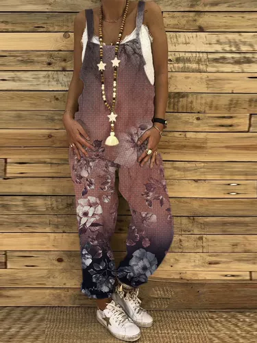 Бамбуковая конопляная женская маленькая свежая принт винтаж