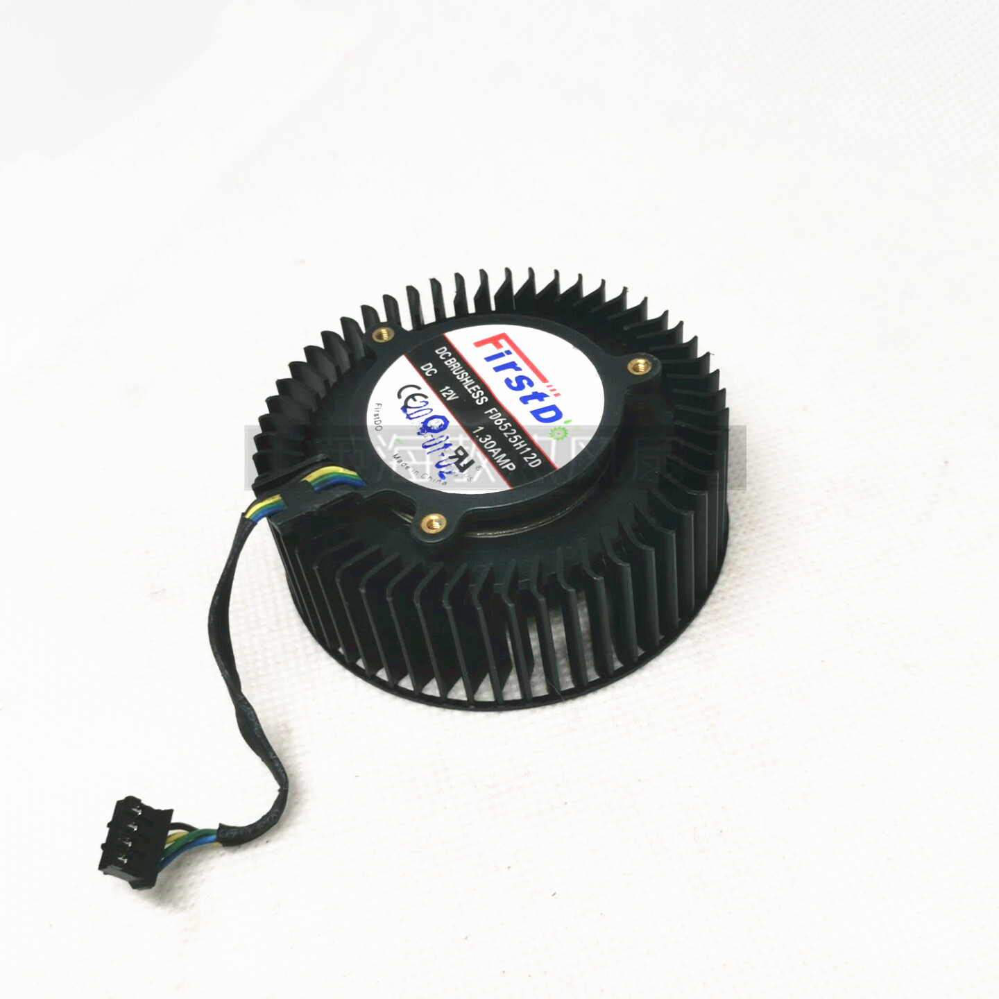 蓝宝石公版 RX580 RX570 RX480 RX470白金 直径6.6CM涡轮显卡风扇