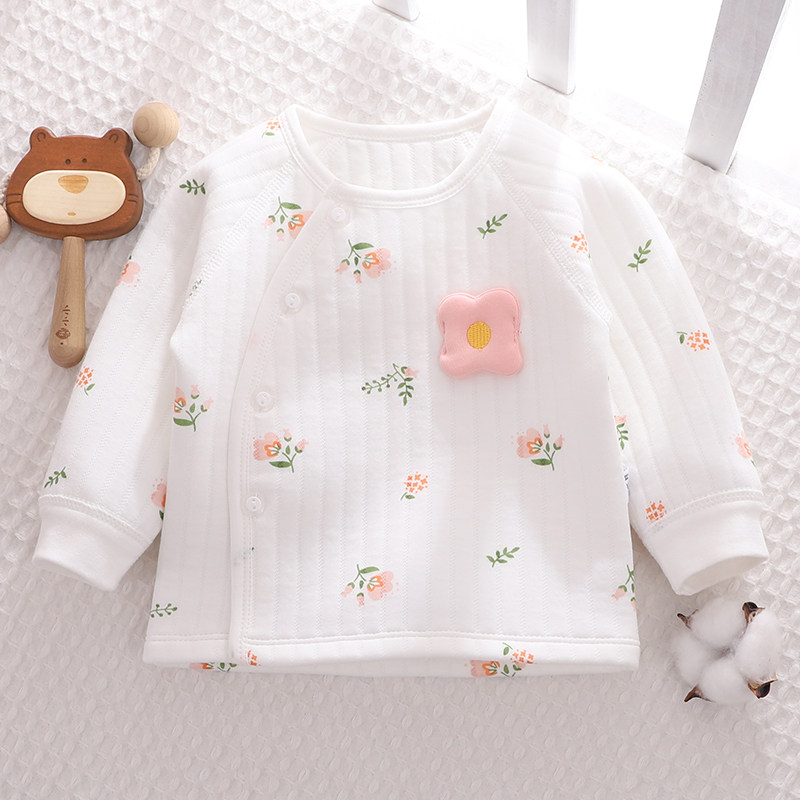 新生夹棉保暖衣小三月保暖