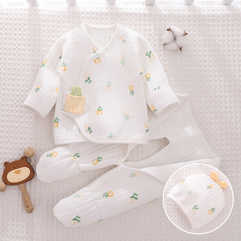 新生纯棉半背衣a包脚裤