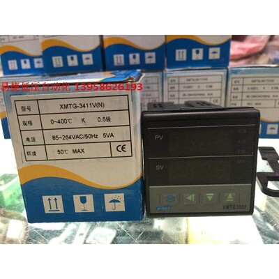 AISET上海亚泰仪表 XMTG3000 XMTG-3411V K型智能温控仪 双报警