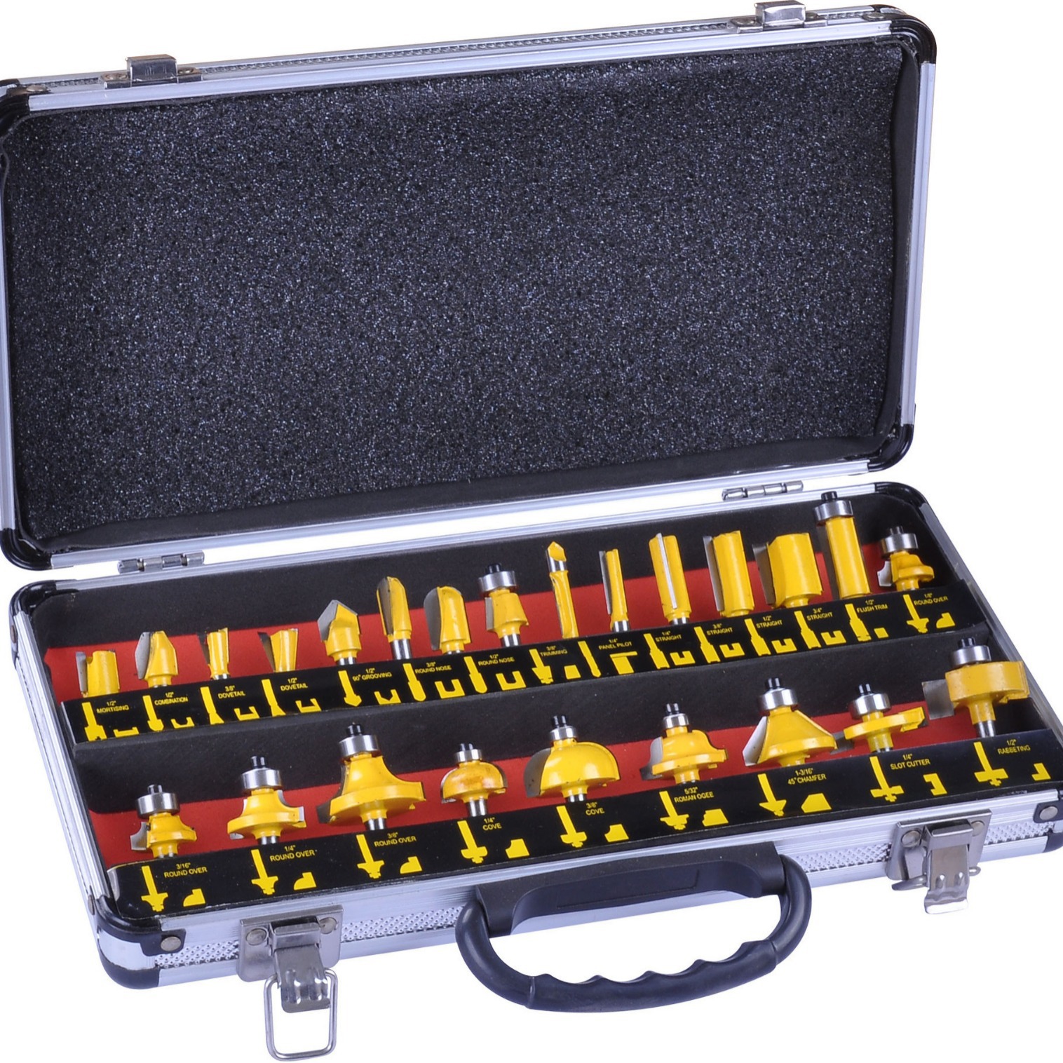 35件铣刀套装 修边机木工铣刀 厂家刀头套装