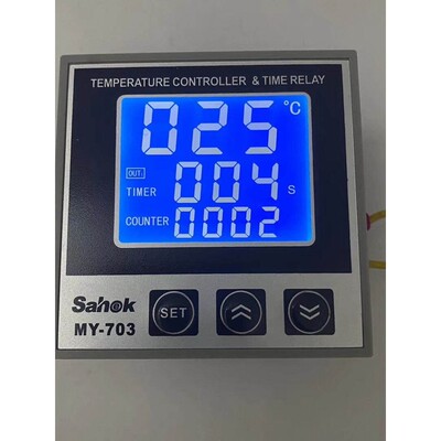 Sahok山禾 MY-703 液晶时间温控计数三合一综合控制器 YJ-72