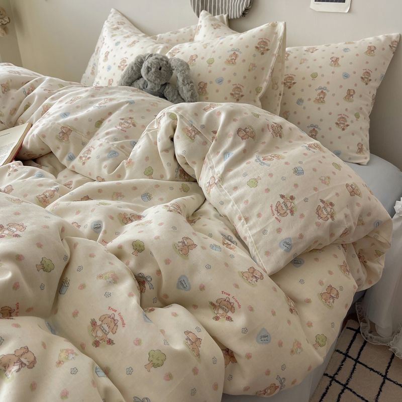 A类全棉卡通床上四件套