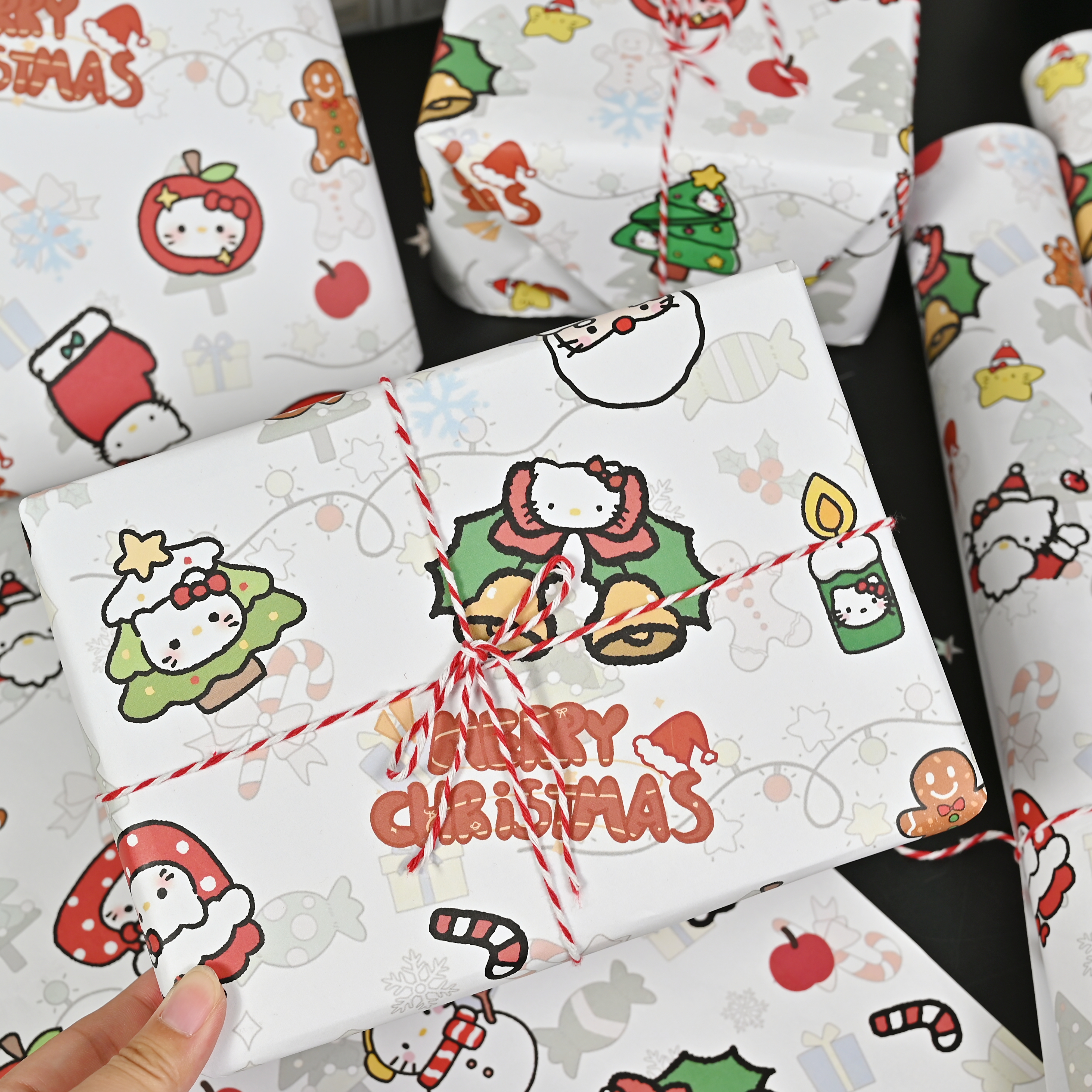 可爱KT包装纸卡通礼物纸