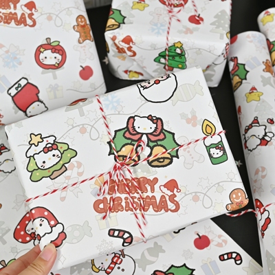 可爱KT包装纸卡通礼物纸