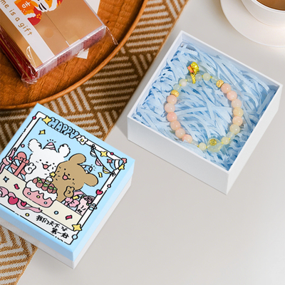 小巧可爱线条小狗首饰盒礼品盒