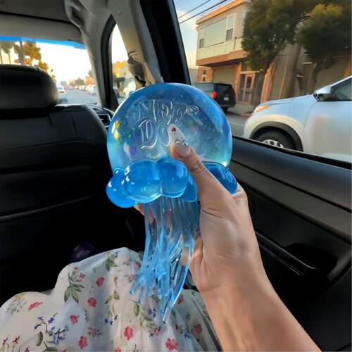 【超软水母】解压玩具章鱼慢回弹小玩意减压玩具夜光戏水章鱼捏捏
