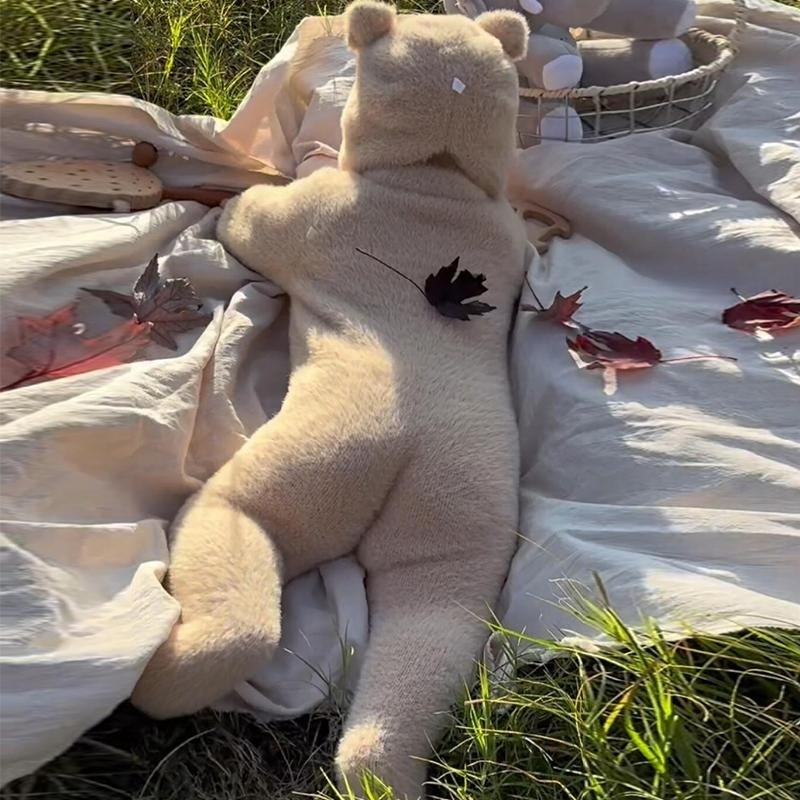 小红书同款爆款婴儿秋装男女宝宝超萌爬服可爱小熊包脚连体衣哈衣,童装/婴儿装/亲子装,家居服连体衣,淘宝优惠券,粉丝福利购,淘宝优惠卷