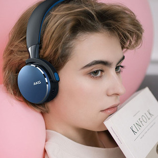 AKG/爱科技Y500头戴式无线蓝牙耳机有线蓝牙两用电竞游戏吃鸡耳机
