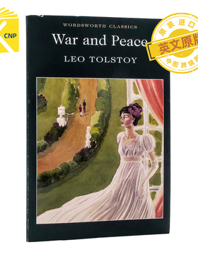 中图跨境 英文原版 War and Peace Wordsworth Classics 战争与和平 经典文学小说