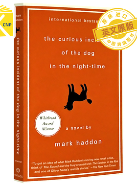 英文原版  深夜小狗神秘事件英文原版The Curious Incident of the Dog in the Night Time  英文版小说 进口书籍 正版