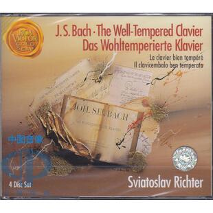 中图音像 钢琴4CD 巴赫：十二平均律 GD60949 RCA 李赫特