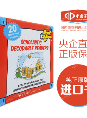 英文原版 DECODABLE  READERS BOX SET LEVEL D 自然拼读读物套装：D级 儿童英文读物 进口正版