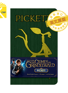英文原版 神奇动物在哪里 精装护树罗锅笔记本 Fantastic Beasts Pickett Ruled Pocket Journal 哈利波特 周边书