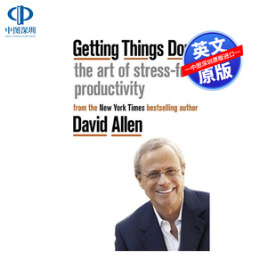 现货 英文原版 完成任务Getting Things Done如何把事情做好时间管理指南怎样更好的解决事情个人管理提高工作效率经管励志