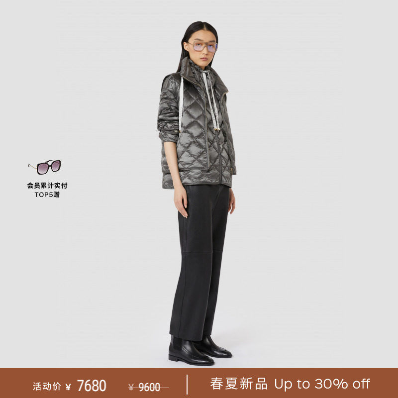 【春夏礼遇】MaxMara 2026春夏新品女装帆布短款羽绒服9481116406