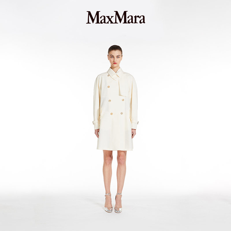 【臻选礼遇】MaxMara 女装双排扣风衣1026044106
