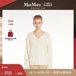 羊毛羊绒毛衣2361024106 春夏新降 女装 2024春夏新品 Sportmax