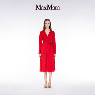 MaxMara 末甄选 女装 季 卡迪V领连衣裙6226063906