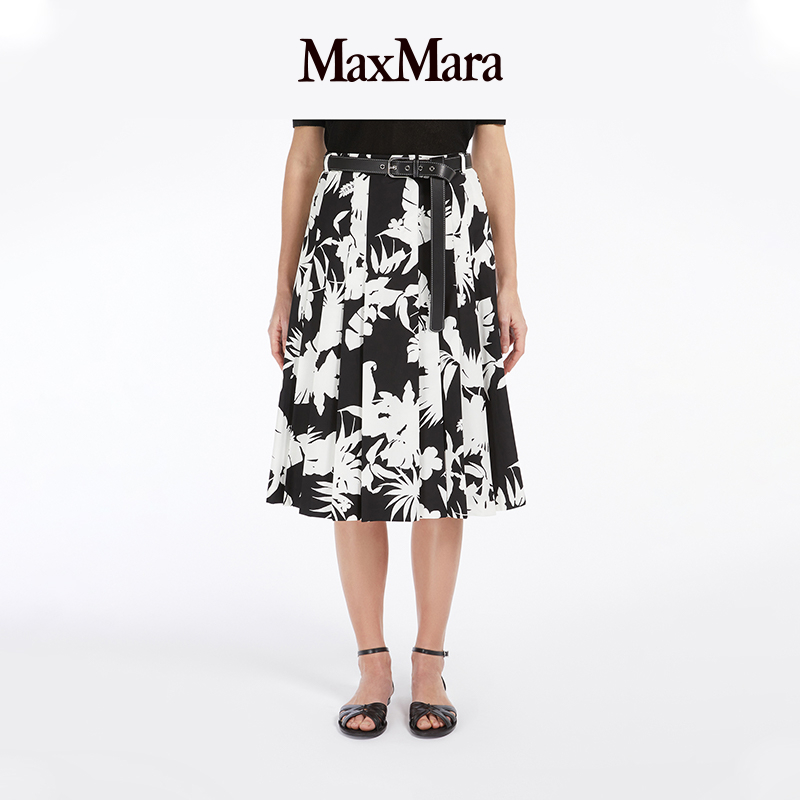 MaxMara 2025春夏女装中长款A字半身裙6101105206