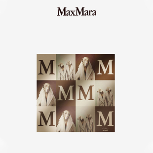 女士魏玛猎犬真丝方巾4546133706 MaxMara 礼物