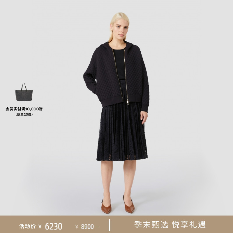 【季末甄选】MaxMara 2025秋冬新品女装菱纹夹克外套6316015106