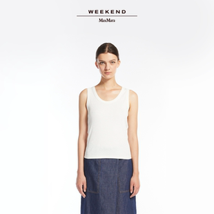 Weekend 2025春夏女裝 棉質(zhì)無(wú)袖 背心5941025206 MaxMara