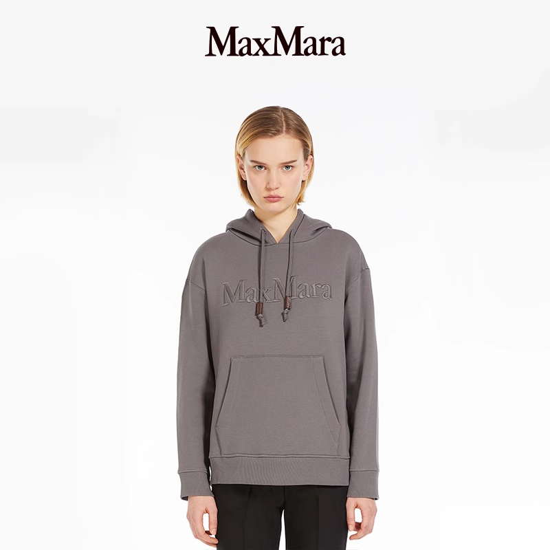 【臻选礼遇】MaxMara 春夏女装针织徽标连帽卫衣9921014106