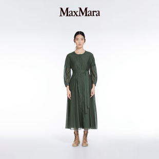 MaxMara 末甄选 圆领系带连衣裙9226223906 季 女装