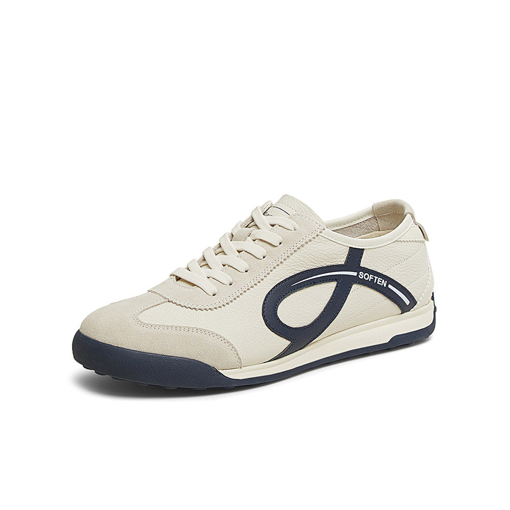 百思图2025春季新款商场同款复古运动德训鞋平跟男休闲鞋81561AM5