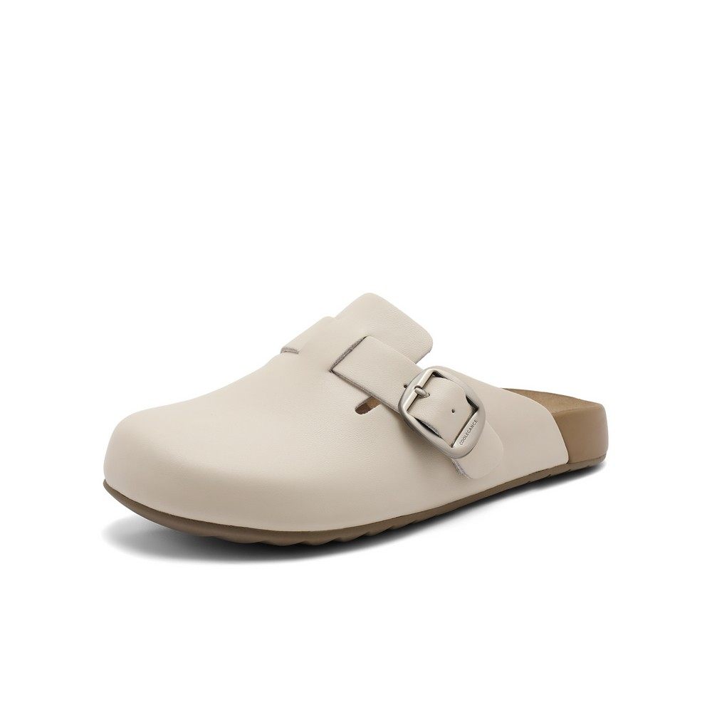 百丽经典百搭勃肯鞋女24秋新商场同款柔软慵懒包头拖鞋B3K2CH4