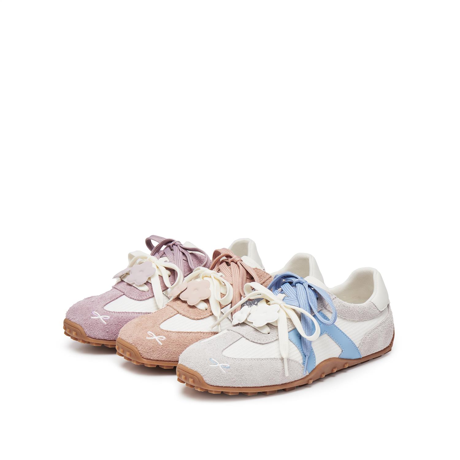 思加图2025秋甜美复古德训鞋阿甘鞋运动休闲鞋百搭女鞋S1225CM5