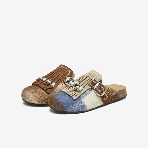 TATA他她女鞋2025年秋商场同款时尚休闲鞋勃肯鞋新款鞋子7GN17CH5