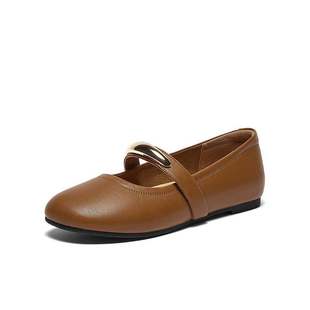 新款 浅口女单鞋 商场同款 小皮鞋 F3317CQ5 玛丽珍鞋 百思图2025秋季